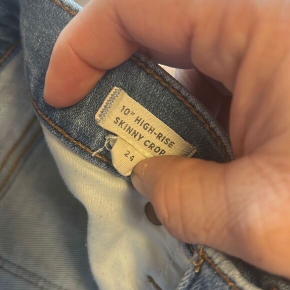 Madewell Women's High Rise Skinny Jeans Denim Pants Light Wash Classic - Picture 5 of 6